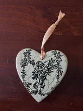 Load image into Gallery viewer, Hanging Ceramic Heart - Sage Green
