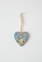 Load image into Gallery viewer, Hanging Ceramic Heart - Wedgewood Blue
