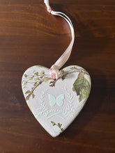 Load image into Gallery viewer, Hanging Ceramic Heart - Soft Pink
