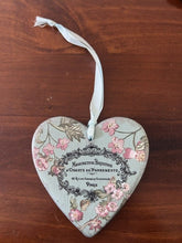 Load image into Gallery viewer, Hanging Ceramic Heart - Duck Egg Blue
