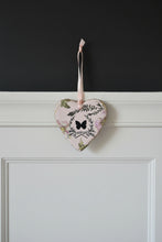 Load image into Gallery viewer, Hanging Ceramic Heart - Soft Pink
