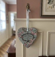 Load image into Gallery viewer, Hanging Ceramic Heart - Duck Egg Blue
