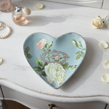 Load image into Gallery viewer, Ceramic Heart Trinket Tray - Duck Egg Blue
