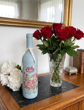 Load image into Gallery viewer, Blue Red Rose Bottle
