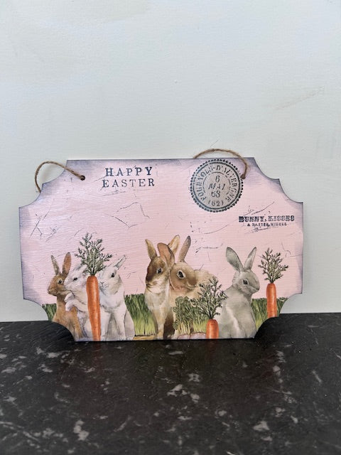 Easter Bunny Strip Sign