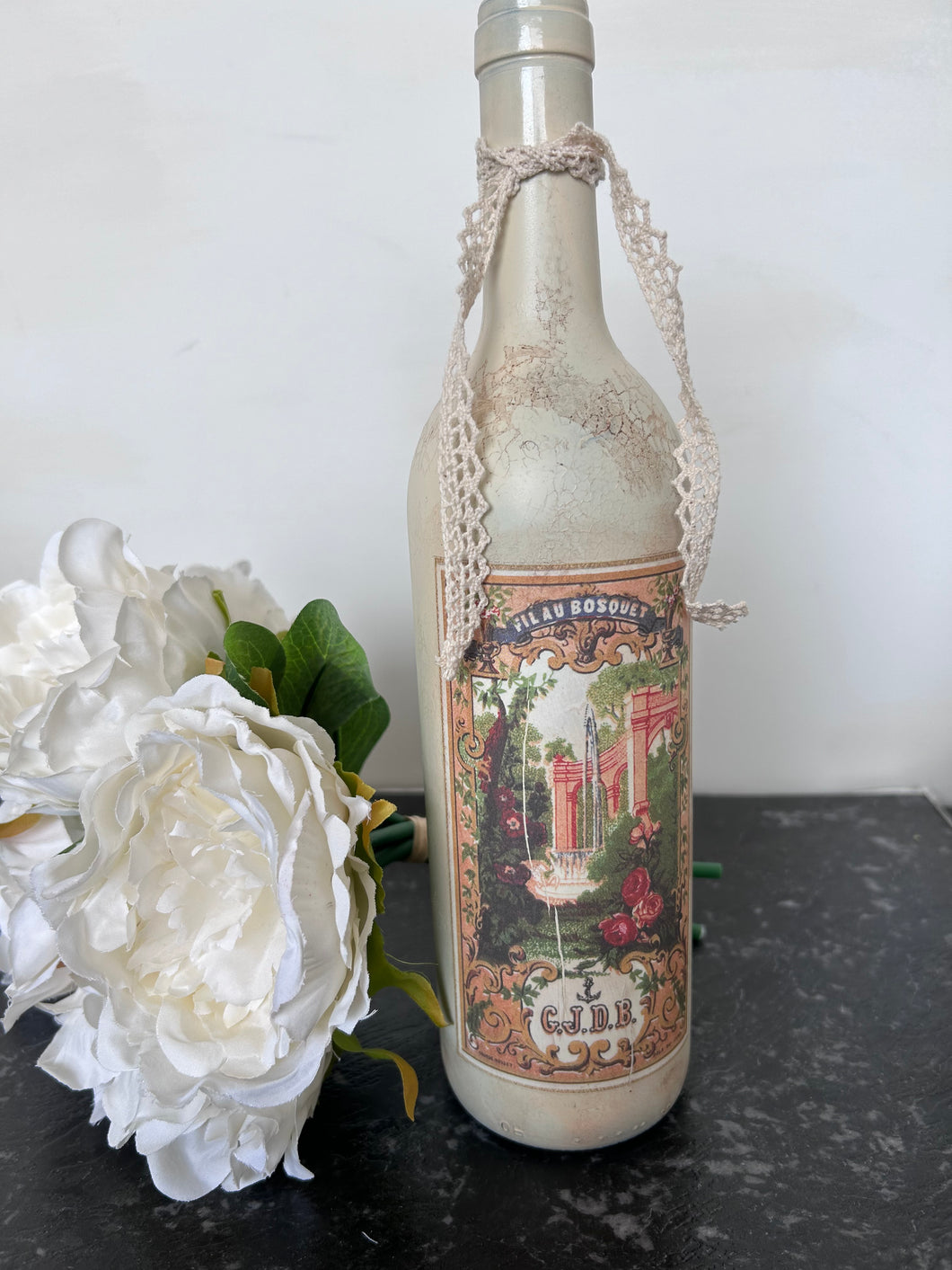 Cream Label Bottle