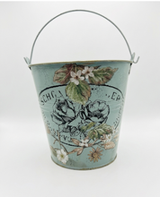 Load image into Gallery viewer, Green Tin Pail

