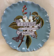 Load image into Gallery viewer, Duck Egg Blue Floral Resin Tray
