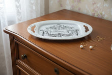 Load image into Gallery viewer, Blue Fluer Trinket Tray

