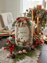 Load image into Gallery viewer, Cream Christmas Vase
